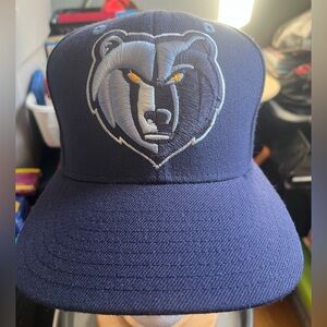 Retro VTG Memphis Grizzlies NBA Blue adidas Snapback Hat Vancouver Grizzlies